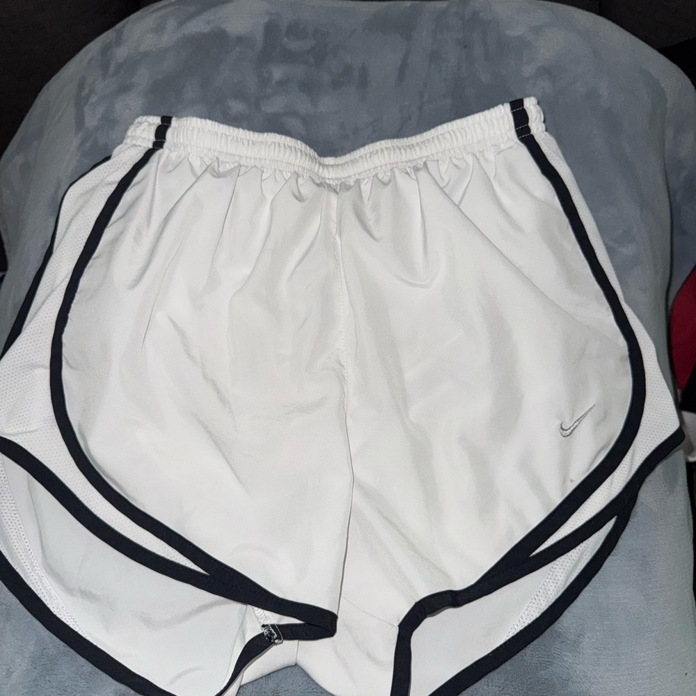 Nike Women's dri fit White Athletic Shorts